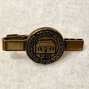 Vintage Gloucester Courthouse Virginia Tie Clip